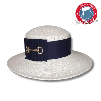 Wide Brim Boater Dress Hat