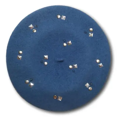 Metallic Studded Beret