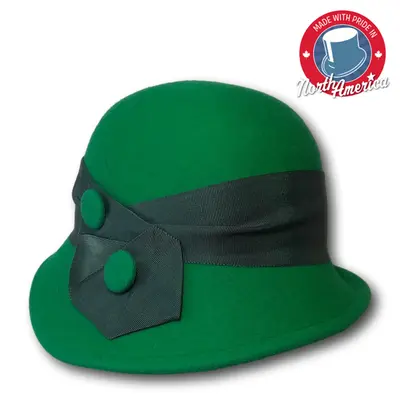 20'S Button Cloche