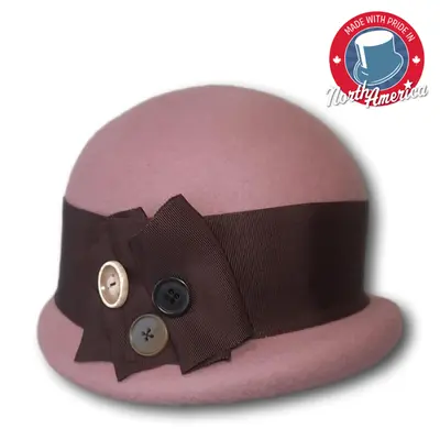 Cloche with Button Detail