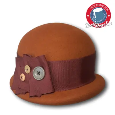 Cloche with Button Detail