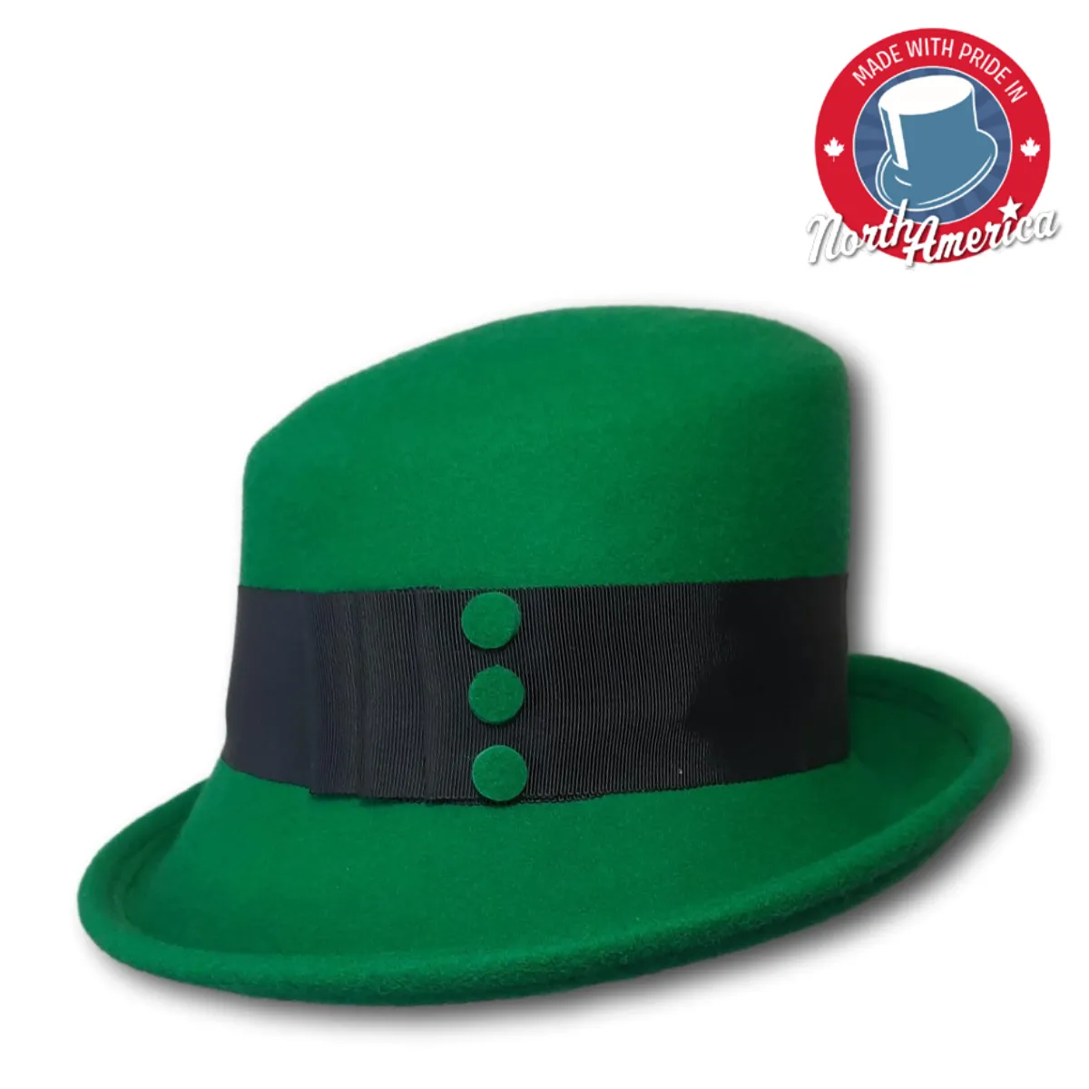 Dress Hat with Felt Dots